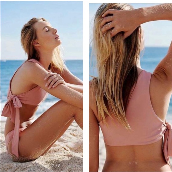 TAVIK Eve Bikini Top in Rose Dawn Sz M - Picture 2 of 11